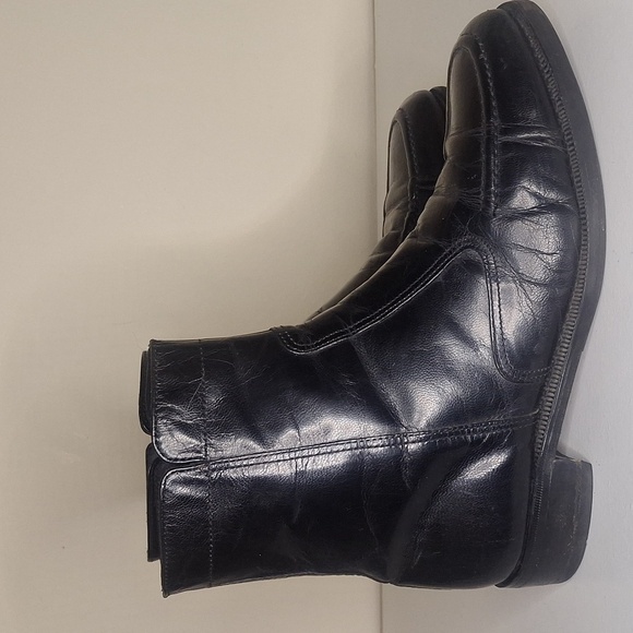 Florsheim Essex Moc Toe Zipper Boot Black Size 8B - Picture 2 of 10